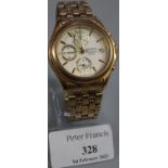Pulsar quartz chronograph gent's wristwatch on metal bracelet. Original box. (B.P. 21% + VAT)
