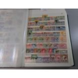 Collection of European and foreign stamps in large 32 page stockbook. Wide range of countries A-H
