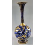 In the style of Thomas Forester, an Arts and Crafts faience vase. (B.P. 21% + VAT)