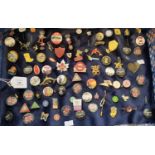 Collection of vintage badges, to include: Gollies, Punk, Reggae and Roots, Northern Soul, HP Baked