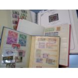 Box with all world mint and used collection in albums and stockbooks. Many 100s of stamps. (B.P. 21%