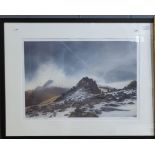 Rob Piercy (Welsh 20th century), 'Castell Y Gwynt', limited edition coloured print number 389 of