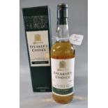 'Speaker's Choice', specially selected malt Scotch whisky, distilled and bottled for the House of