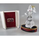 Swarovski crystal figurine Columbine, SCS annual edition 2000 by Gabriele Stamey, in original box
