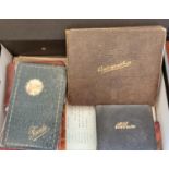 Box-file of ephemera and autograph books of Welsh interest, 20's 30s, 40s and 50's. Football, Rugby,