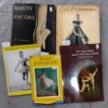 Collection of books of ballet interest to include: 'Margo Fonteyn' by Gordon Anthony 1951, '