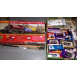 Hornby OO gauge West Coast Highlander train set in original box with loose track and other model