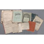 Folio of early 20th/late 19th Century sheet music to include: Ausgewahlte Sonata in pianoforte von
