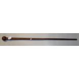 Hardwood knopkerry type walking stick. (B.P. 21% + VAT)