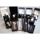Collection of modern dress watches, including: Accurist, Gianni Sabatinni, ESS, Gianni Ricci, Megir,