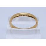 22ct gold wedding ring, size M, 4.8g approx. (B.P. 21% + VAT)
