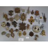 Bag of assorted British military and other cap badges. (B.P. 21% + VAT)