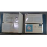 Cased set of official United Nations commemorative medals, First Edition Proof sterling silver