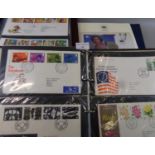 Great Britain collection of First Day Covers in albums, album of coin covers and stockbook of