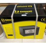 Safewell LCD display electronic safe in brand new unused box. (B.P. 21% + VAT)