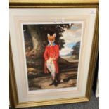 After Alan Elison, 'Gentleman Charles', limited edition coloured print N0. 301/850, signed by the