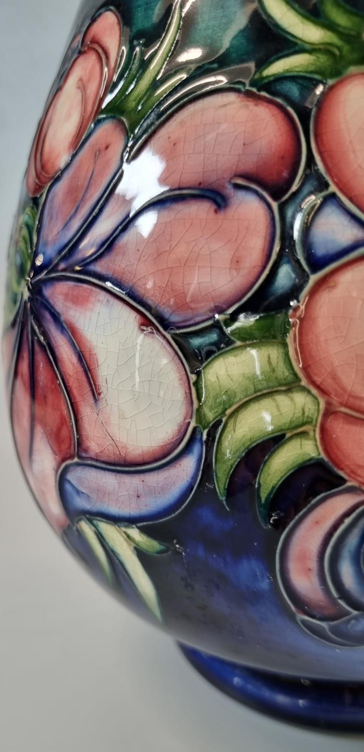 Moorcroft Art Pottery tube lined 'Anemone' pattern vase - Image 2 of 3
