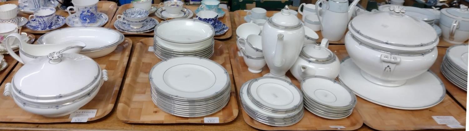 Seven trays of Wedgwood English bone china 'Amherst' design coffee and tea ware, to include: various - Image 2 of 3