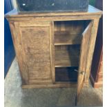 Early 20th century pine two door cupboard. (B.P. 21% + VAT)