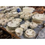 Eight trays of Royal Doulton Old Leeds Sprays tea and dinner ware items. (8) (B.P. 21% + VAT)