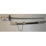 Modern theatrical/display Game of Thrones style sword and scabbard. (B.P. 21% + VAT)