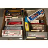 Two trays comprising Corgi diecast vehicles, to include: 1:50 scale E1 Pumper- Hazelcrest II, MAC CF