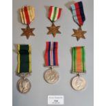 Collection of assorted WWII medals believed to have been awarded to Doctor Chris Cliff Anthony, to