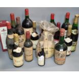 Collection of seventeen (17) bottles of various alcohol wines, spirits etc to include: 1959 Nuits St