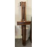 Early 20th century stained artist easel. (B.P. 21% + VAT)