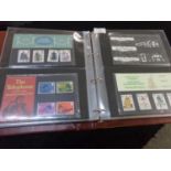 Great Britain collection of stamp presentation packs in Royal Mail Album 1967 - 1981 period, 60