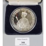 Jamaica 10th Anniversary of Investiture of Prince Charles 1969-1979 $25 silver proof coin in