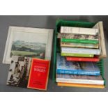 Box of mostly books of Welsh interest to include: 'The Story of Carmarthen', 'Carmarthenshire