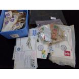 Great Britain selection of used stamps in packets and plastic boxes, various, RAF covers and