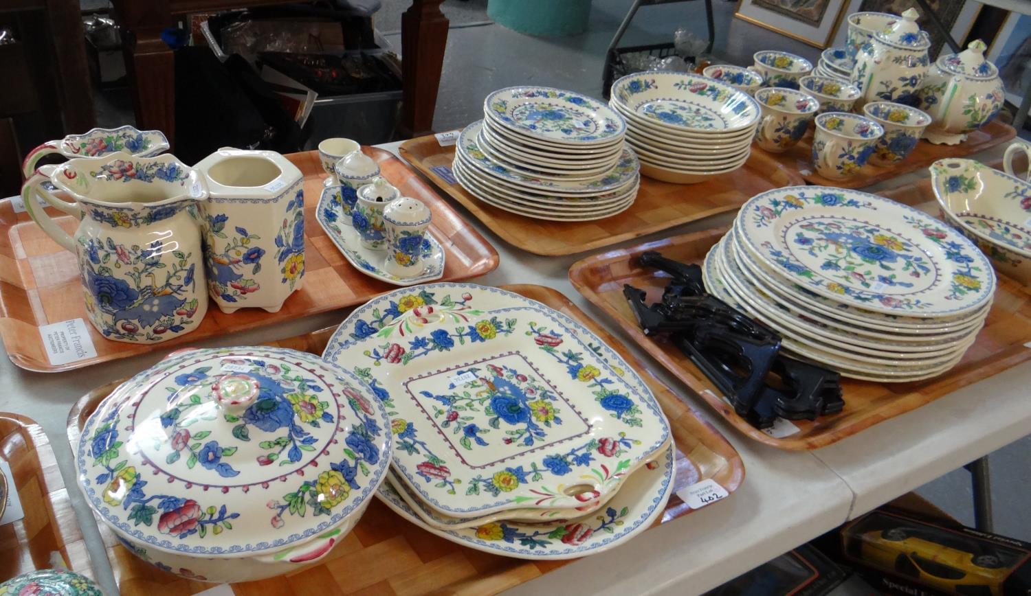 Six trays of Mason's Ironstone 'Regency' design items to include: dresser jugs, ashtray, various - Image 3 of 3