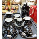 Fifteen piece Royal Albert English bone china 'Oriental' design coffee set. (B.P. 21% + VAT)