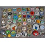 Collection of vintage and other pin badges, to include: Bristol Industrial Museum, Rupert and Edward
