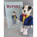 Modern Steiff Rupert Classic 'Bill Badger' bear, in original box with COA. (B.P. 21% + VAT)