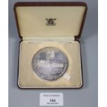 The Great Western Railway 150th Anniversary Silver Medal 1835-1985. 4.8 troy oz approx. (B.P.