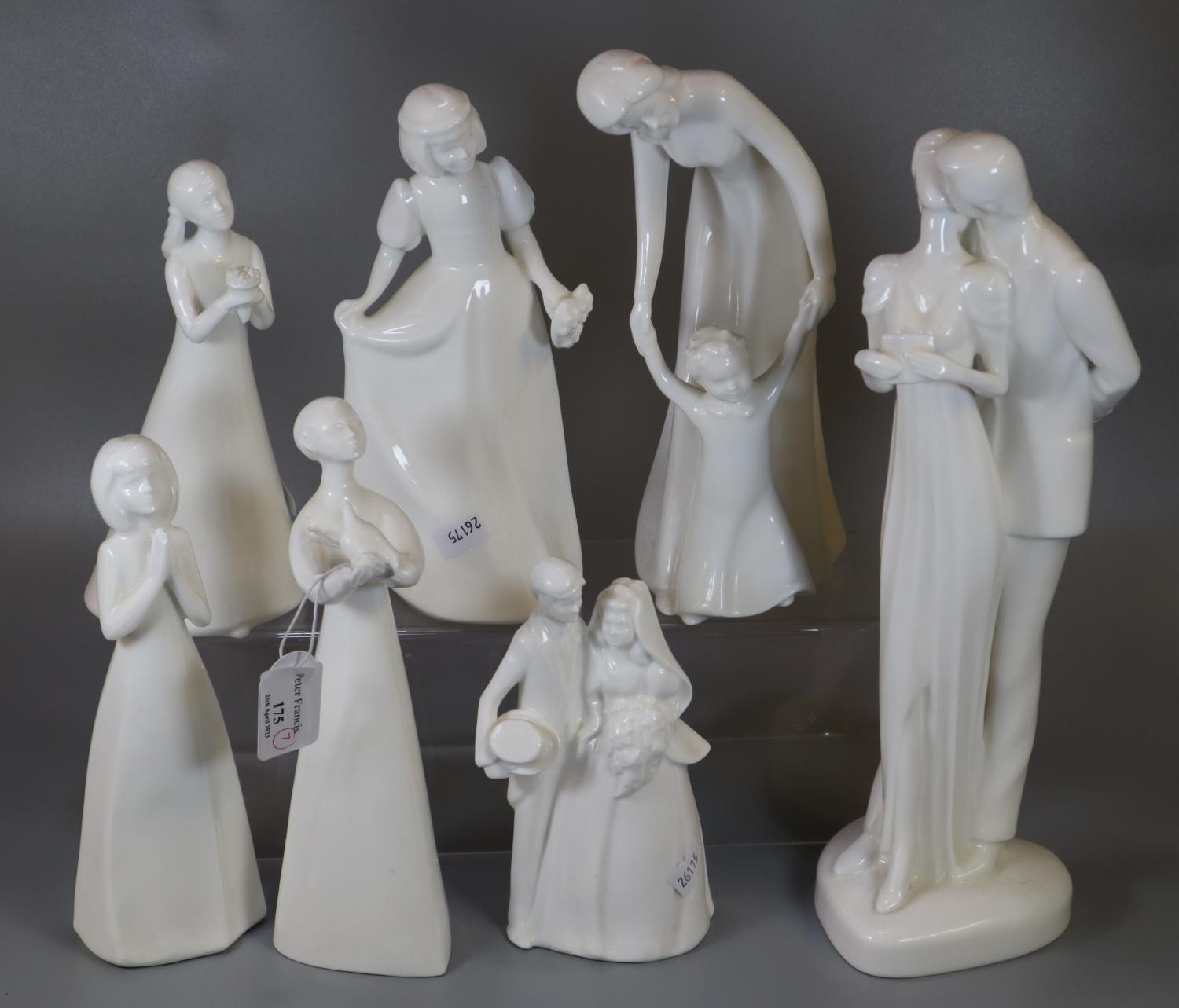 Collection of seven Royal Doulton 'Images' figurines and figure groups. (7) (B.P. 21% + VAT)