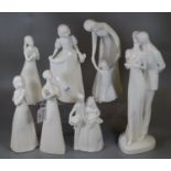 Collection of seven Royal Doulton 'Images' figurines and figure groups. (7) (B.P. 21% + VAT)