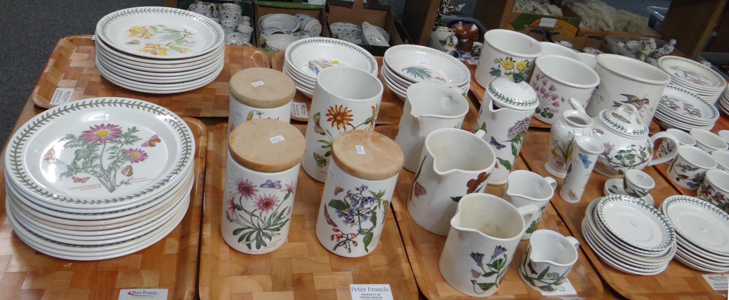 Twelve trays of Portmeirion pottery 'The Botanic Garden' and other design items to include: - Image 2 of 3