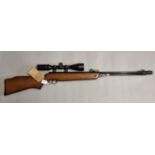 Camo .177 CF20 underlever air rifle with 12:50 telescopic site. OVER 18s ONLY. (B.P. 21% + VAT)