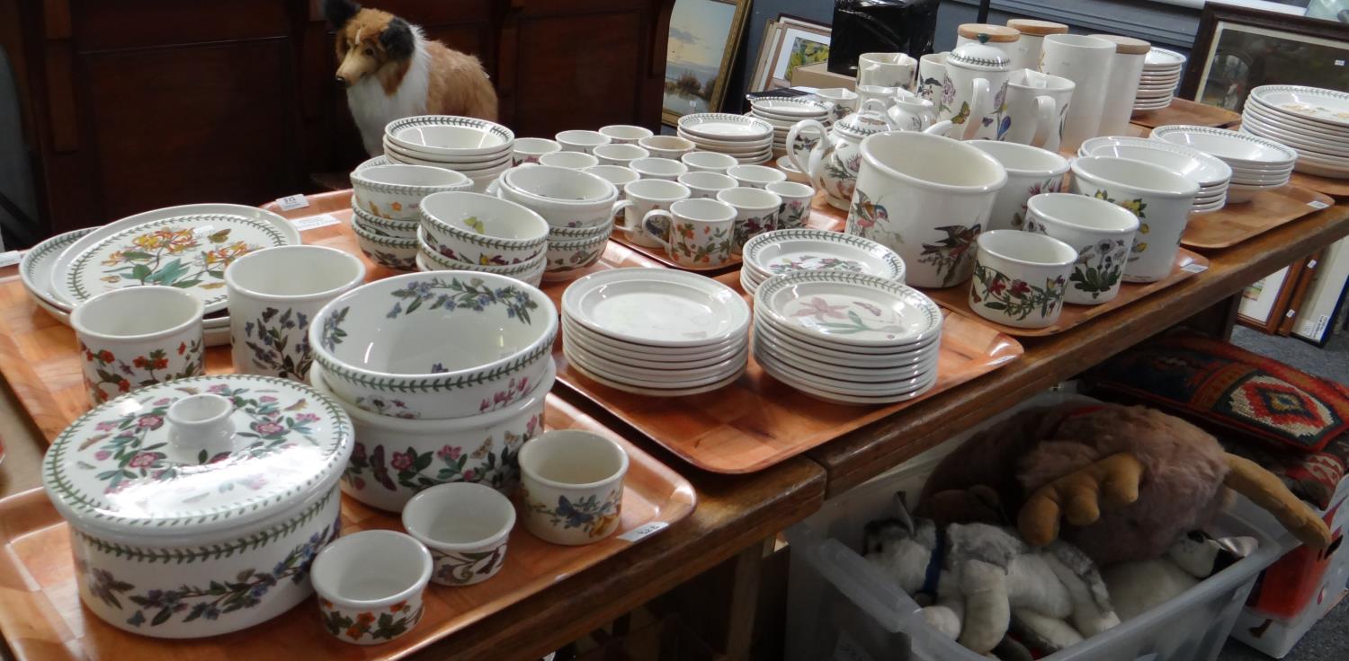 Twelve trays of Portmeirion pottery 'The Botanic Garden' and other design items to include: - Image 3 of 3