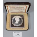 Bahamas Anniversary Prince Charles $10 proof silver coin in original case with COA. (B.P. 21% + VAT)