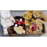 Collection of modern teddy bears, to include: The Vermont Teddy Bear Co., Cuddle Critters, Disney