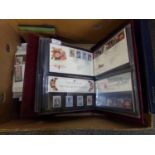 Great Britain collection in albums and loose, stamps presentation packs, First Day Covers etc. (B.P.