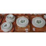 Three trays of Mason's Ironstone 'Paynsley' pattern items to include: dinner plates, various other