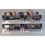 Four Corgi Classics, The Donington Collection, diecast model racing cars in original boxes. (4) (B.