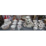 Twenty one piece Royal Albert bone china 'Berkeley' tea set together with twenty piece Royal
