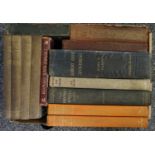 Box of hardback vintage books to include: 'Romeo & Juliet', 'The Waverley Novels', two of the